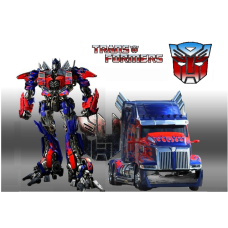 20161 Vafa Transformers Optimus Prime 30x20cm